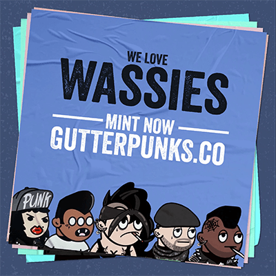 Gutter Punks Flyer - Wassies
