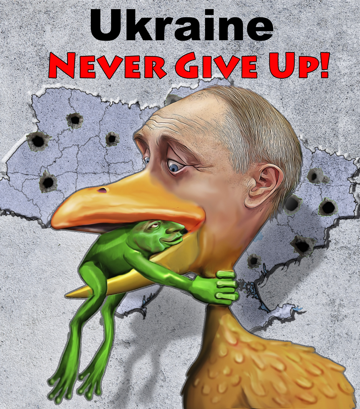UKRAINE NEVER GIVE UP!