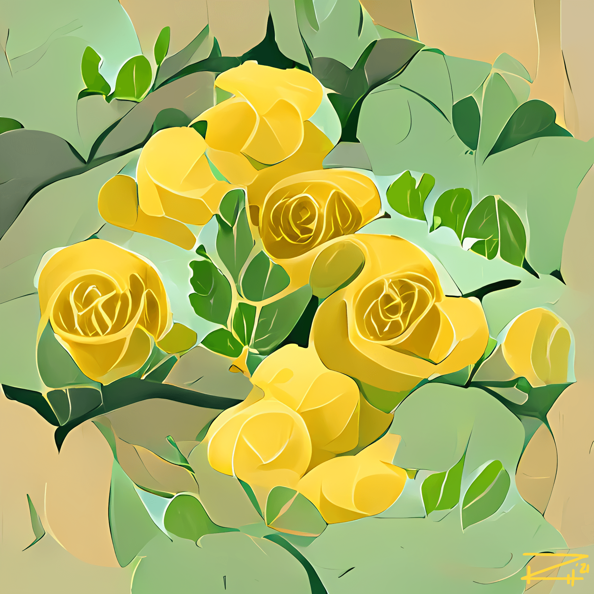 Yellow Roses = Friendship!!!