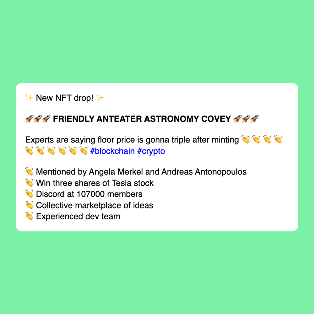 Friendly Anteater Astronomy Covey