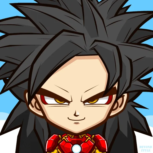 Goku10 SSJ4 Iron Man #1291