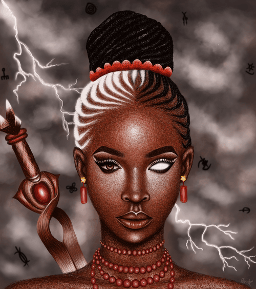 The legend of the goddess.