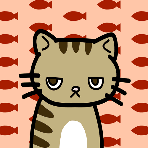  moody  cats #7 "kijitora"