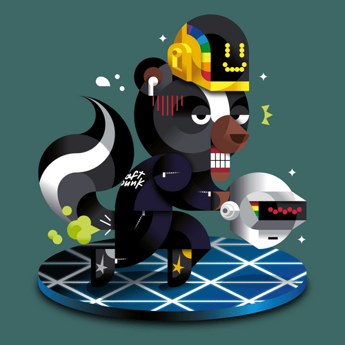 #009 - DAFT FAN SKUNK