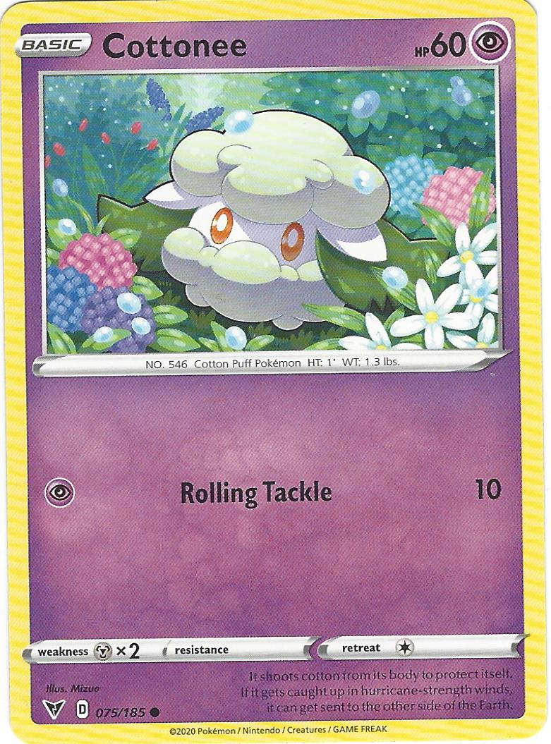 Cottonee 075/185 Pokemon Card Single