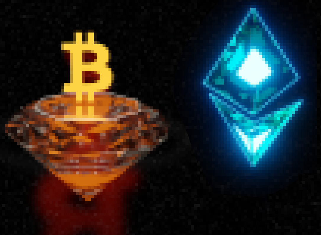 Crypto Space Gems (pixelated)