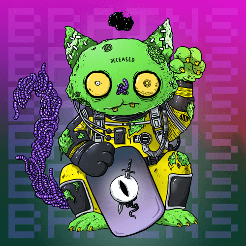 Zombie Lucky Cat 0877