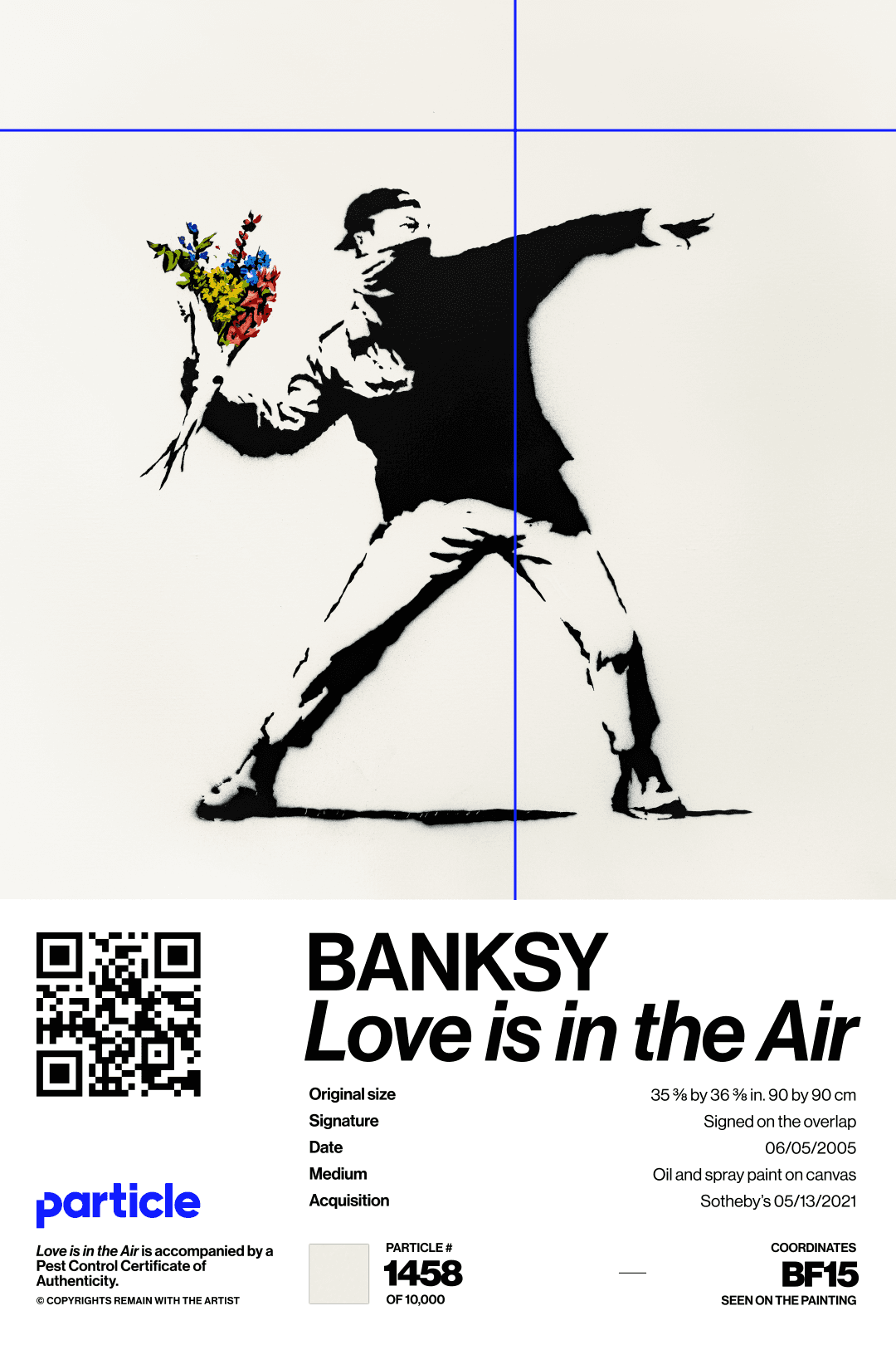 Banksy | Love Is In The Air #1458