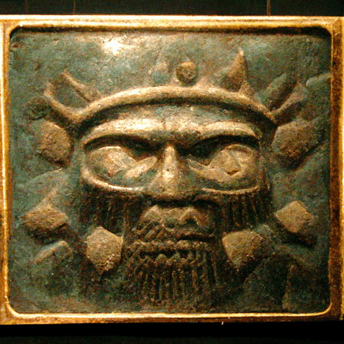 HITTITE GOLDEN PLATE GOD