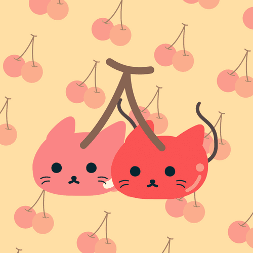 Manju Cat #10 Cherry