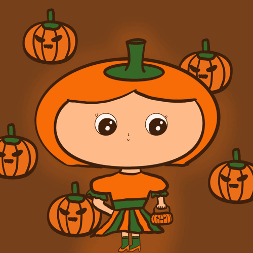 Pumpkin girl by PLYNN