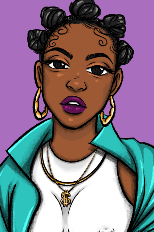 SWAG Brown skin CHARCOAL'S GIRL 04