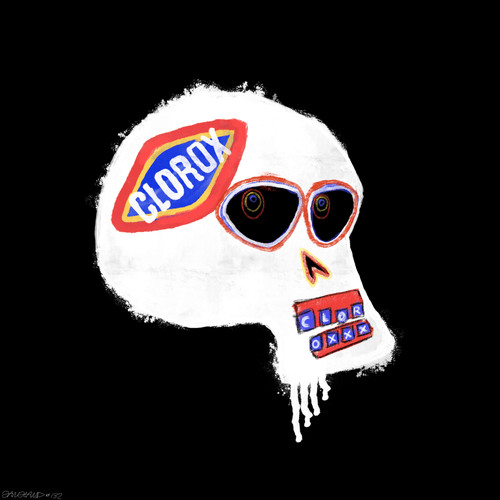 Gangland Skull #132 - by Eddie Gangland