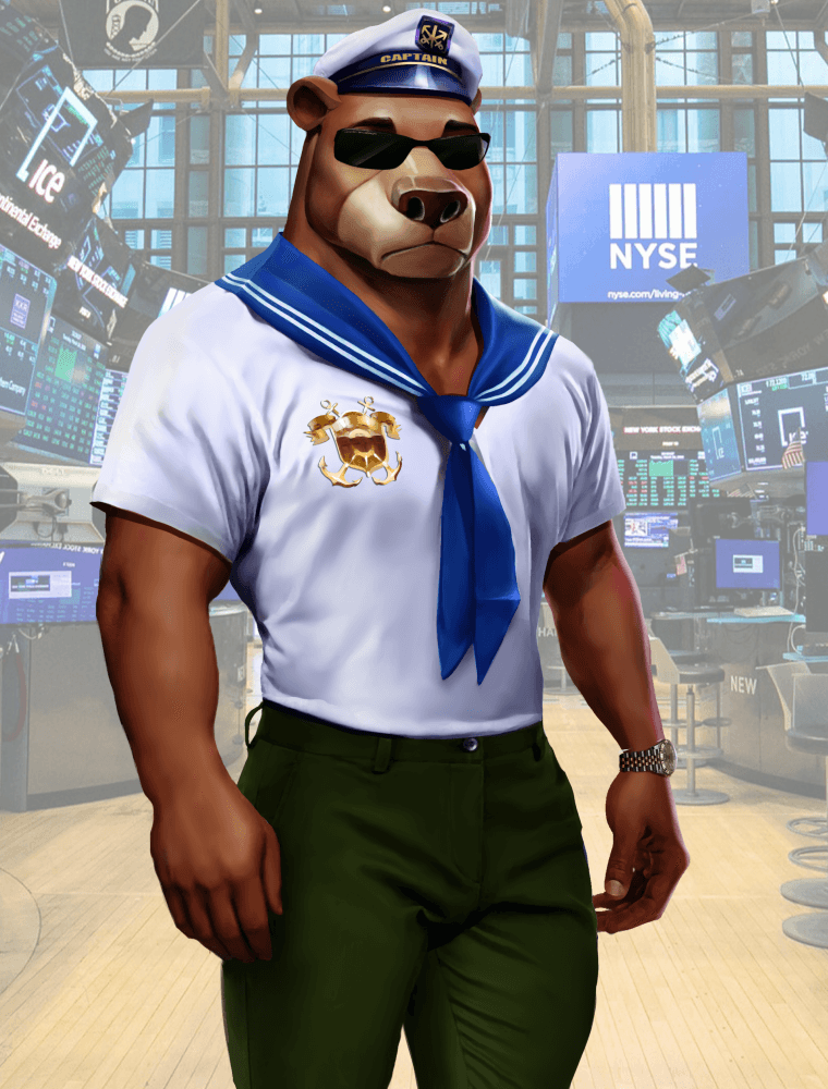 Wall Street Avatar Sailor Bear #524