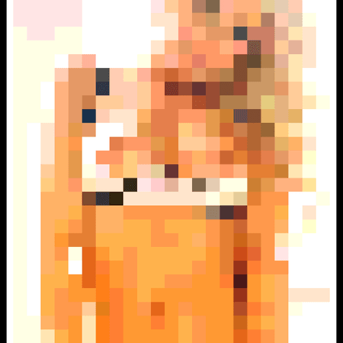 Nude Pinup Model Pixel Art