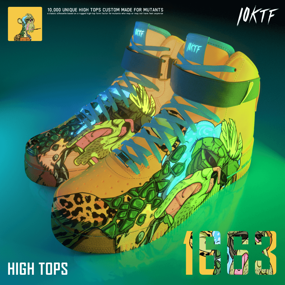Mutant High Tops #1663 - 10KTF | OpenSea