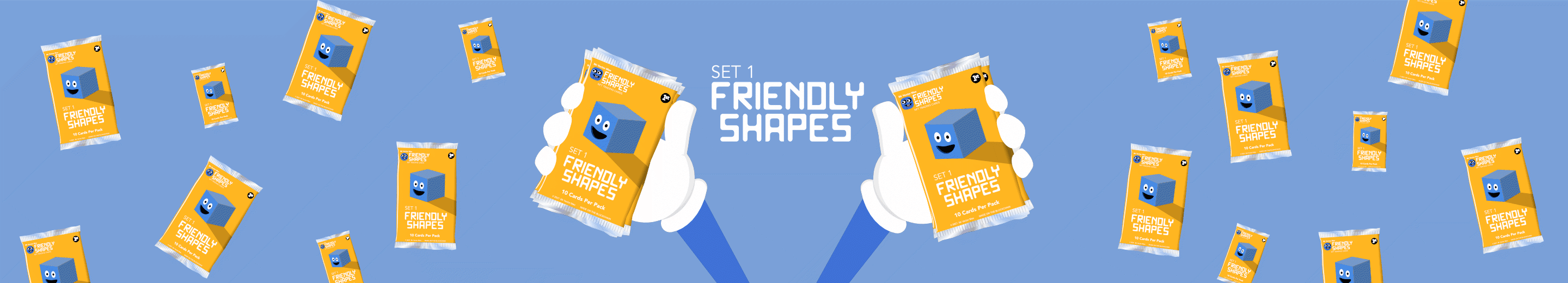 Friendly Shapes Cards