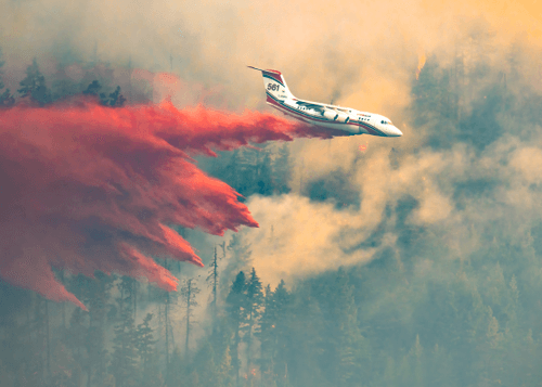 Avro RJ85 Retardant Drop 1/1