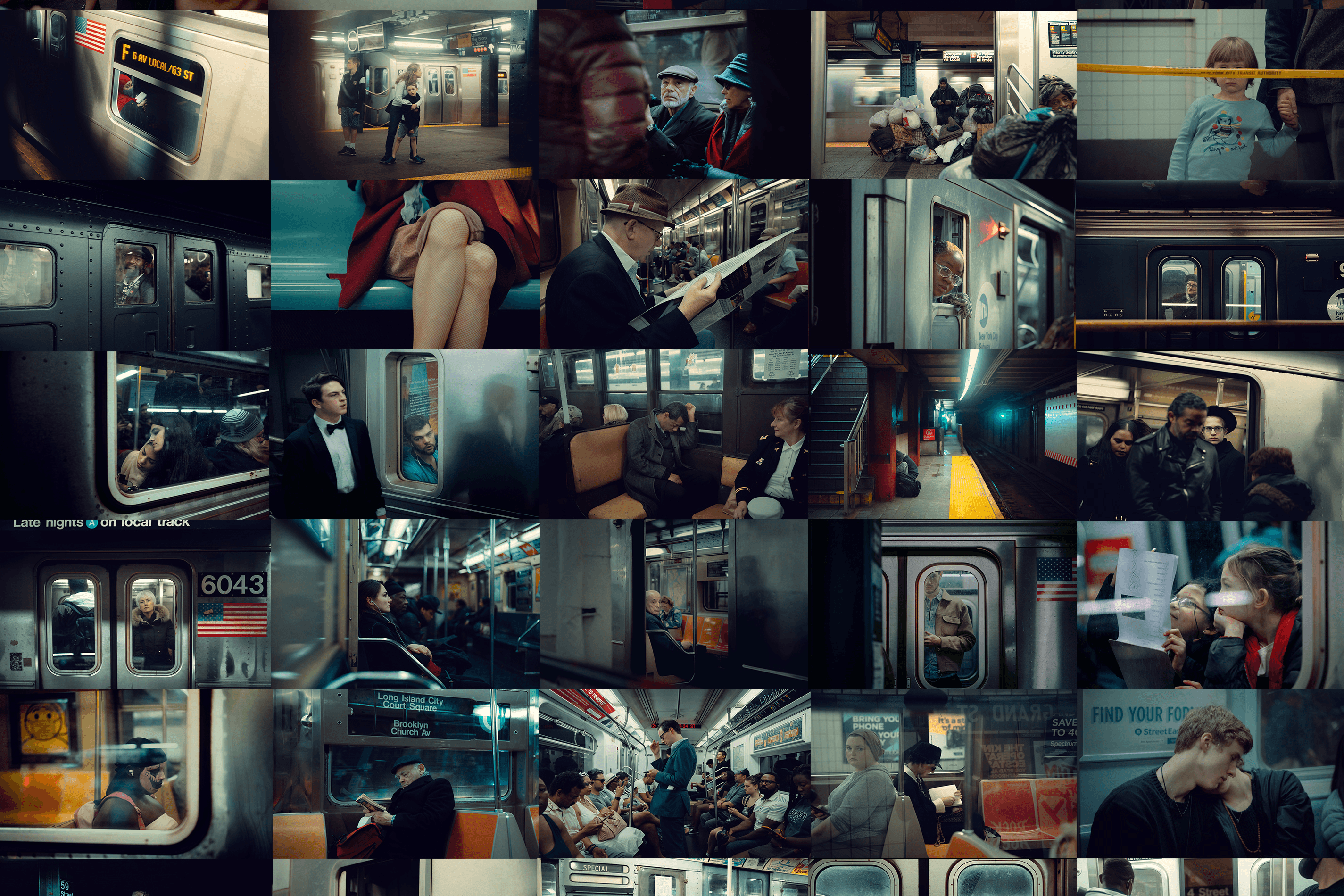 NYC Underground Stories by Monaris