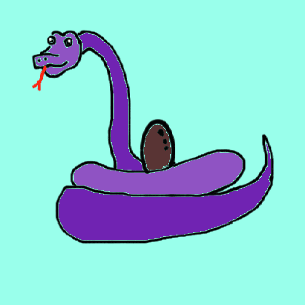 Purple Rare Snake SSSSS #1 - Snakes art | OpenSea