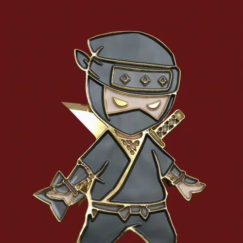 Crypto Ninja Pins #001