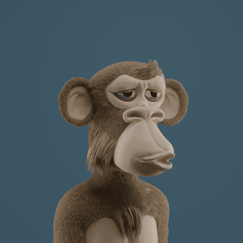 3D Bored Ape Club #48