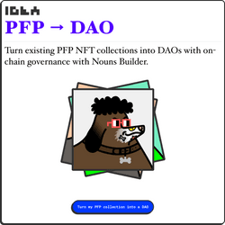 PFP → DAO collection image