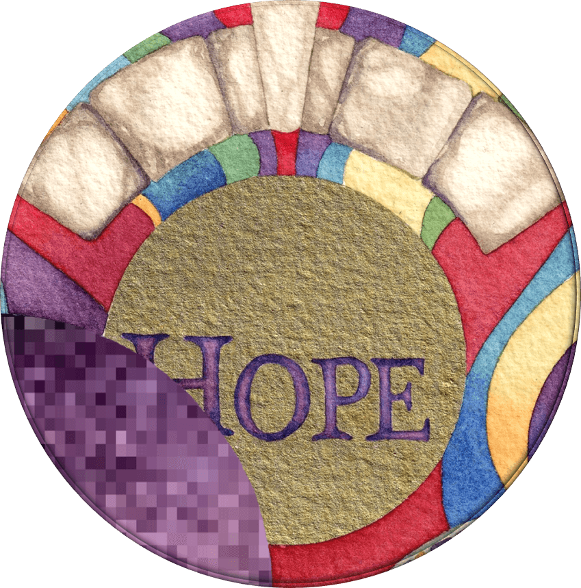 Hope Coin Word GiG13sq2_3D