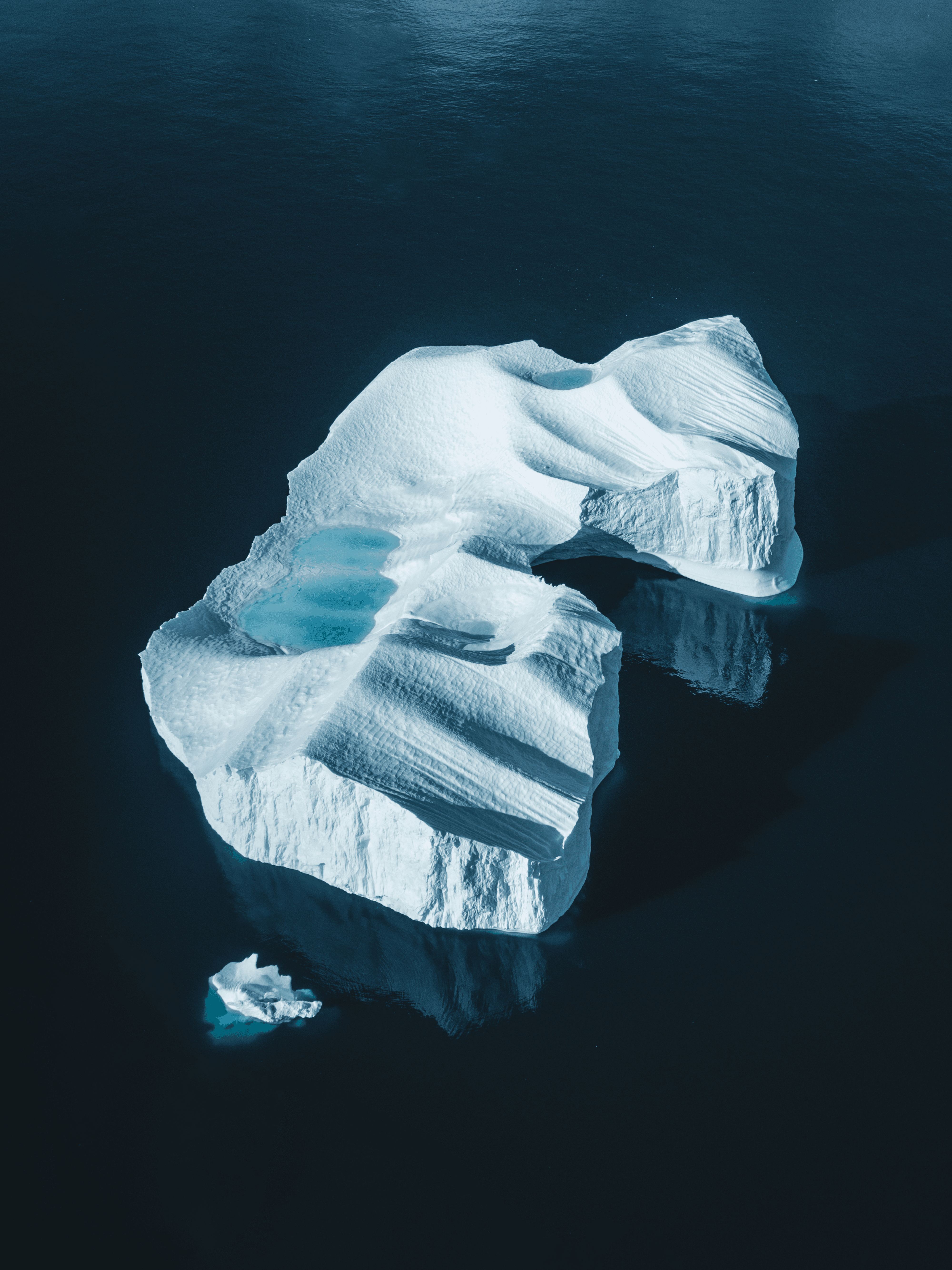 A Decade From Above #1 - Frozen pools of Uummannaq