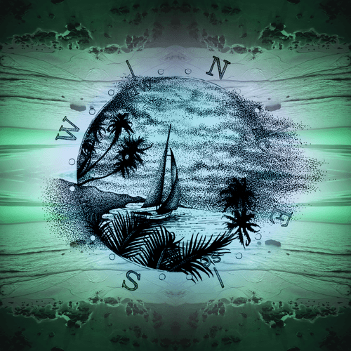 RashelleStetmanArt Trippy Compass Collection
