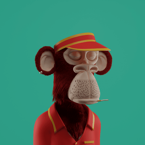 3D Bored Ape Club #129