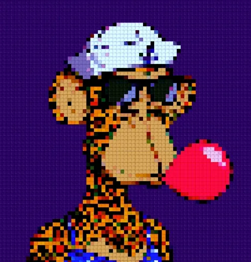 Pixel Bored Ape #358