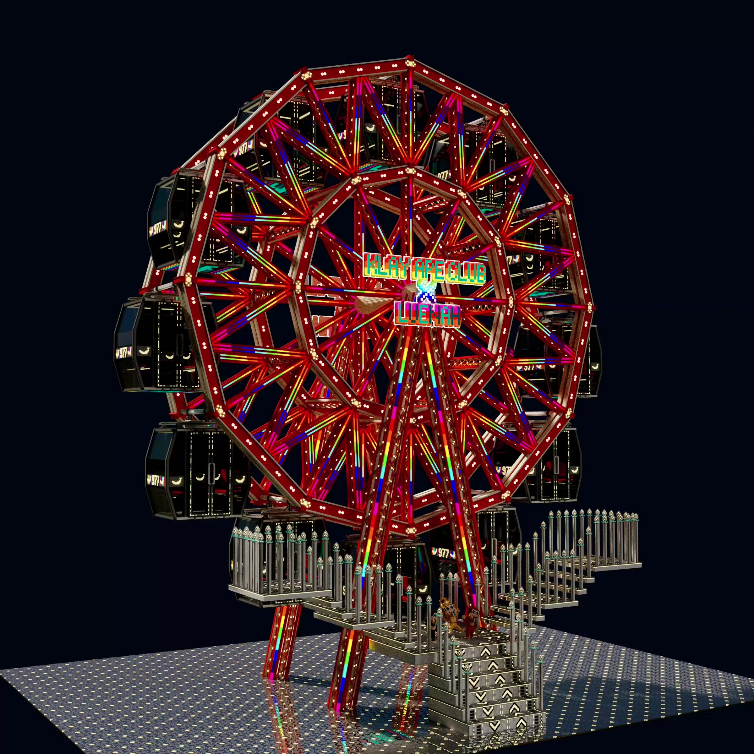 Ferris Wheel with Ukids #002