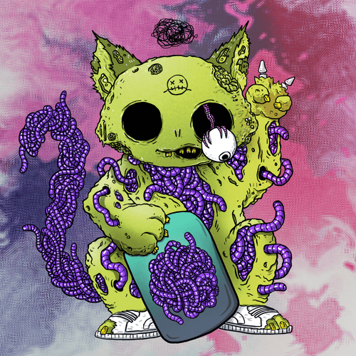 Zombie Lucky Cat 0125
