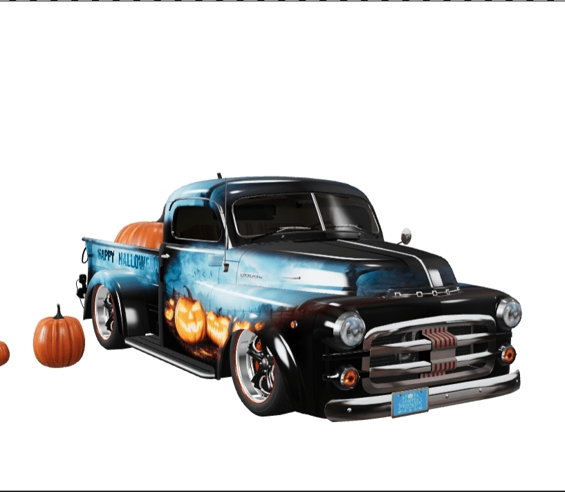 3D Dodge Truck_Halloween