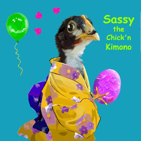 Sassy the Chick'n Kimono (By Crypto Wish Club)