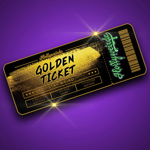 Golden HOLLYWEIRDZ Ticket