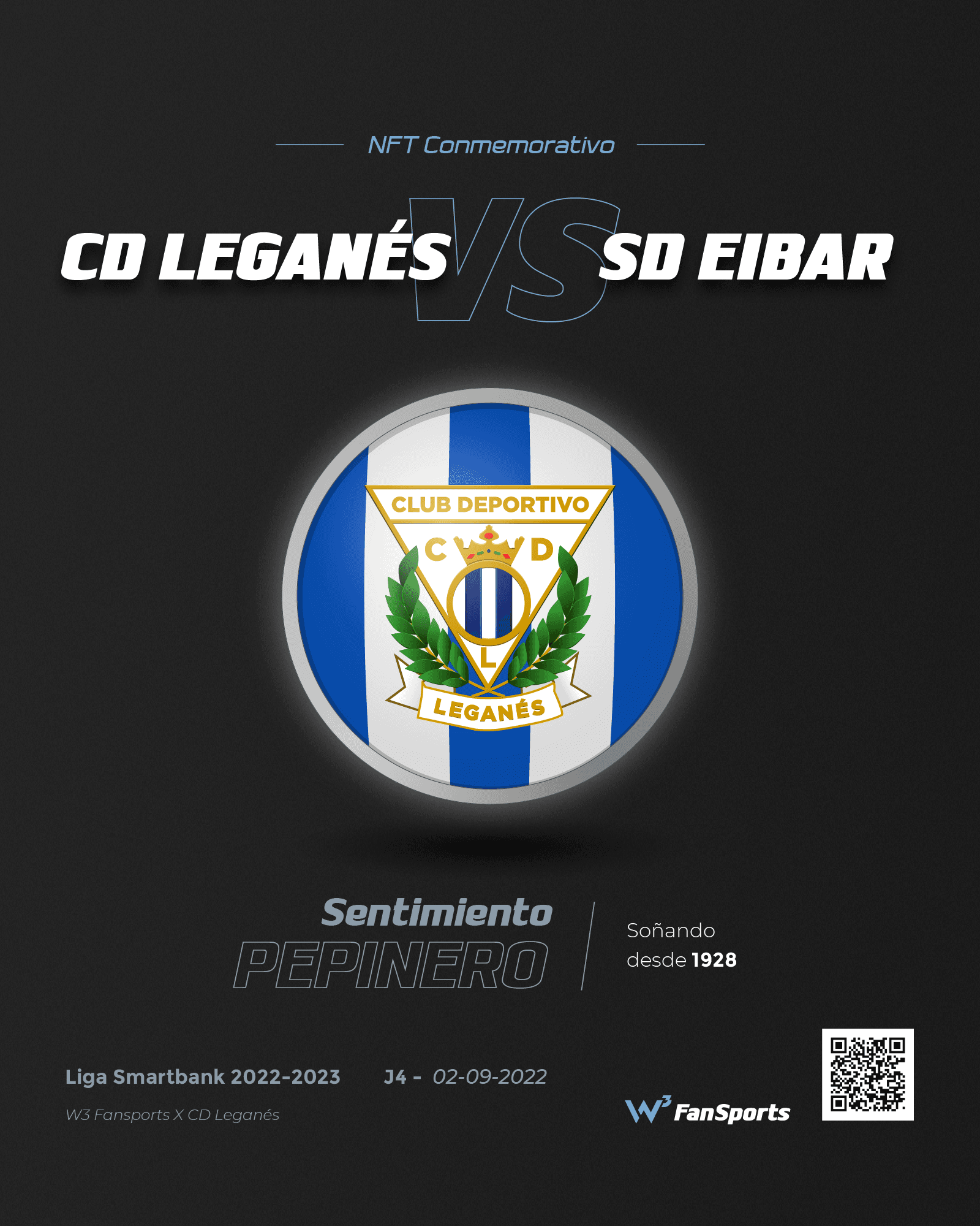 CD Leganés vs SD Eibar J4 02/09/2022 - Conmemorativo