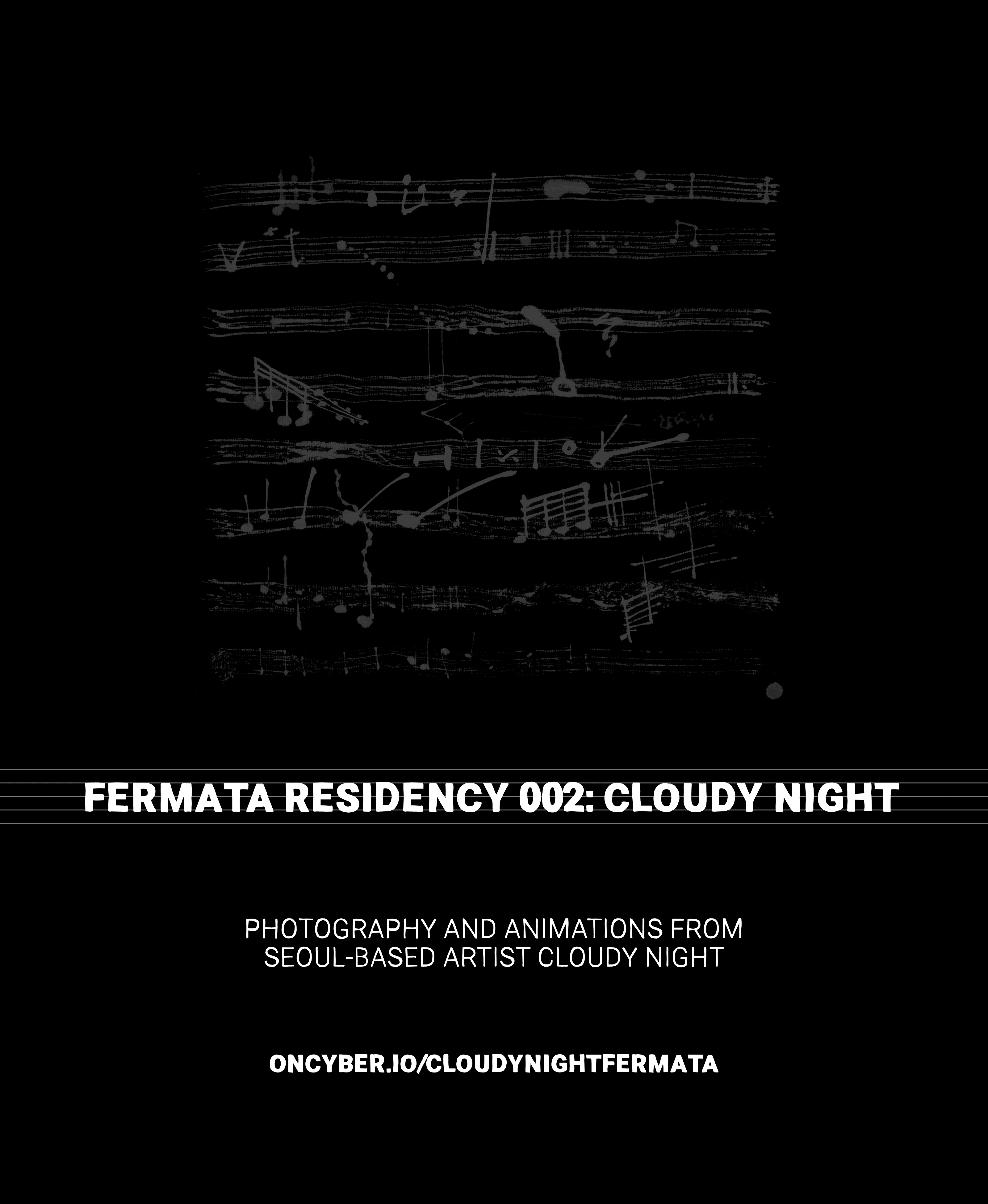 Fermata Residency 002: Cloudy Night Title Slide