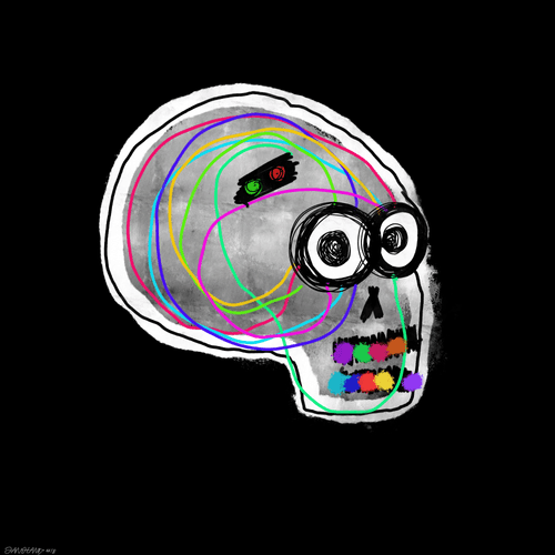 Gangland Skull #18 - by Eddie Gangland