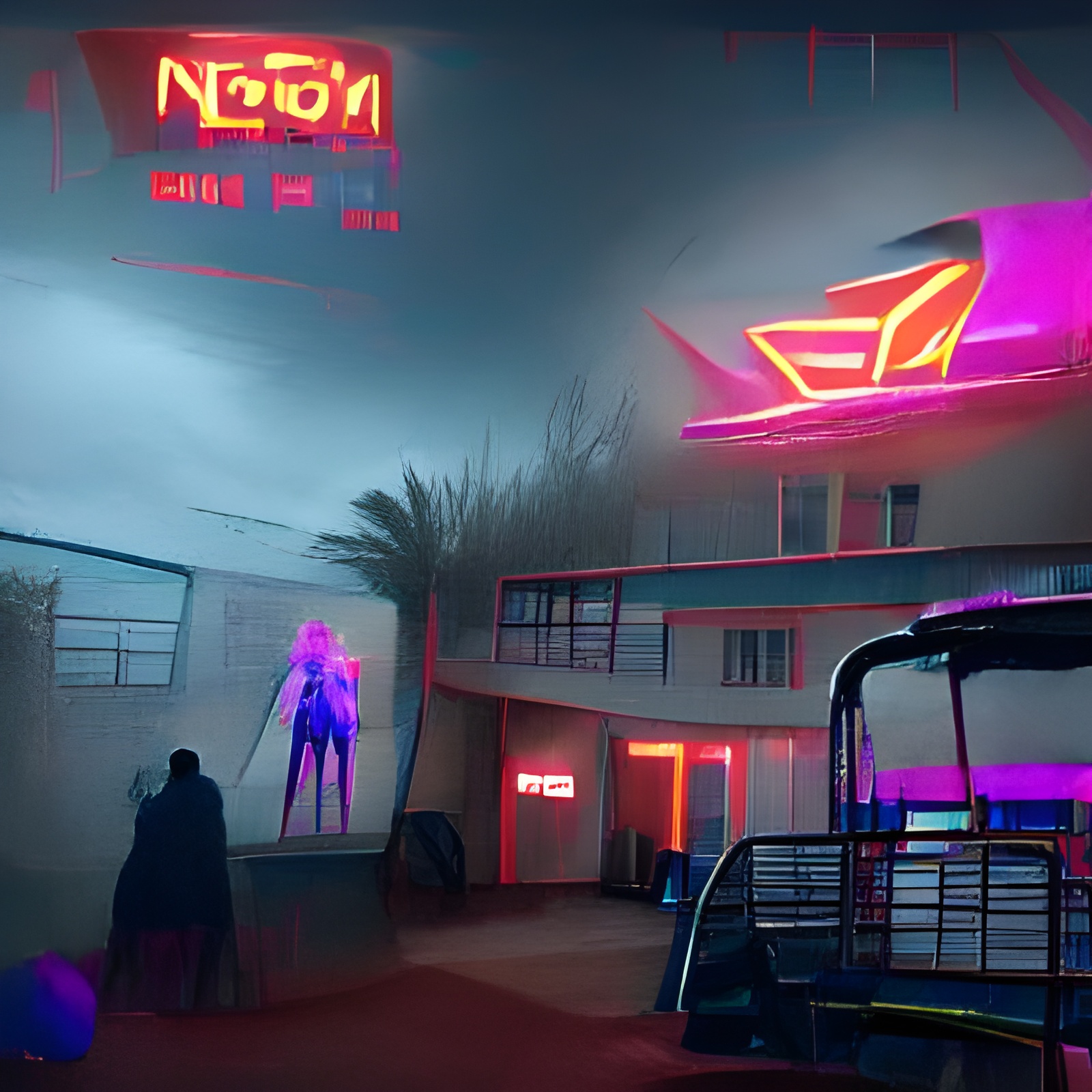 Creepy motel