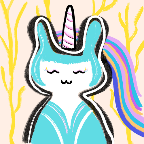 Rabbit Pop #0011 Unicorn