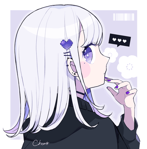 Looking Back GIRL - purple