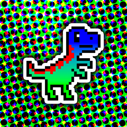 PixelSaurus Rex #0050 [Ultra Rare]