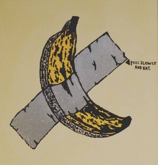 Twenty Nineteen (2019) Andy Warhol / Maurizio Cattelan Parody