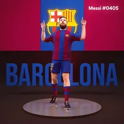3D Football Player Lionel Messi collection image