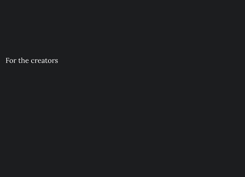 Creator Token