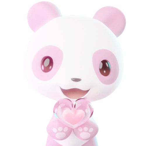 3D LEELEE-present-heart-pink-#01004