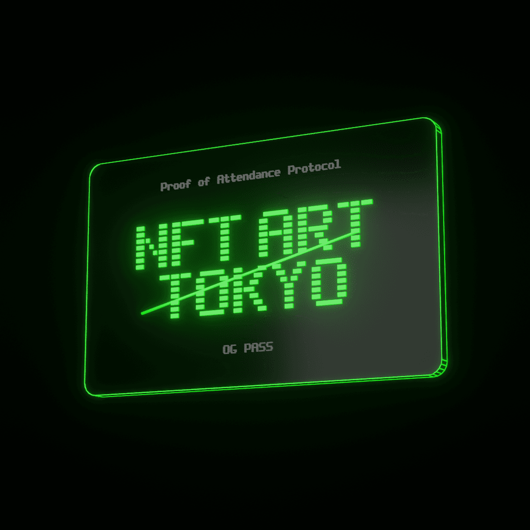 NFT ART TOKYO OG PASS #150