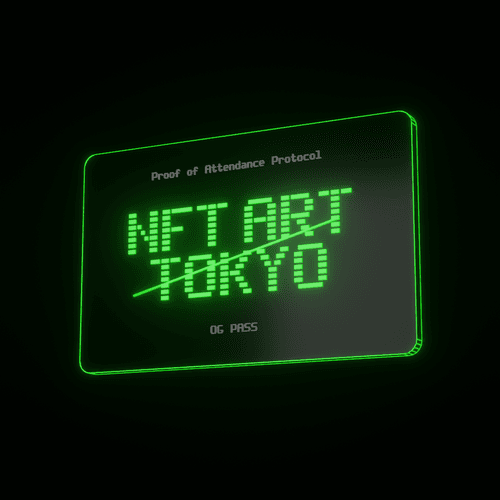 NFT ART TOKYO OG PASS #404